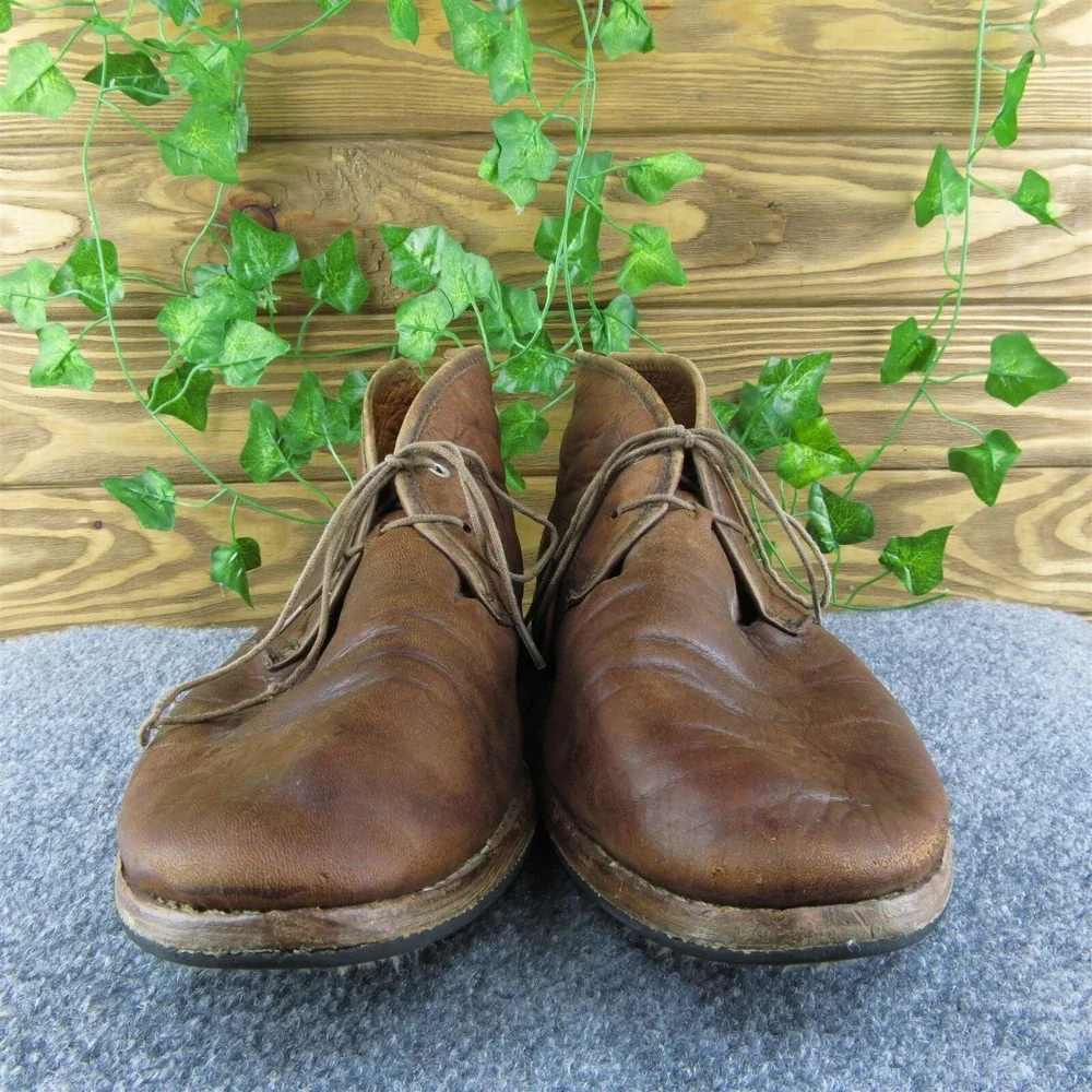 Timberland  Men Chukka‎ Boots Brown Leather Lace Up Size 12 Medium